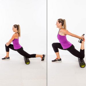 kneeling hip flexor quad stretch